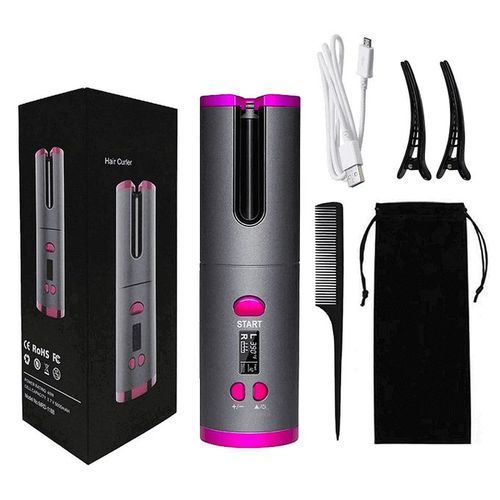 product_image_name-Generic-Lisseur Rechargeable/boucler Cheveux -Noir-1