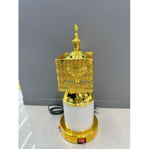 product_image_name-Generic-Brûleur d'Encens Électrique (Mabkhara) - Blanc & Or - Usage sans Charbon-1