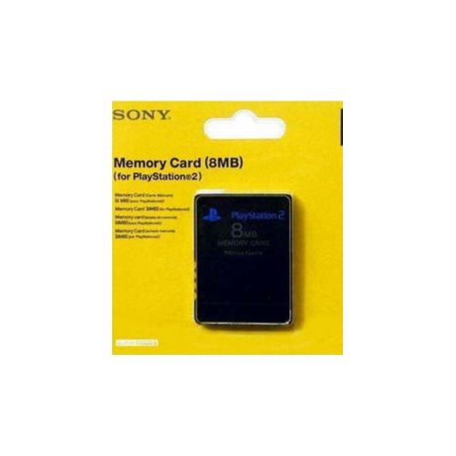 Carte Mémoire 8Mb officielle Sony Noire PS2 - Agil-Retrogaming