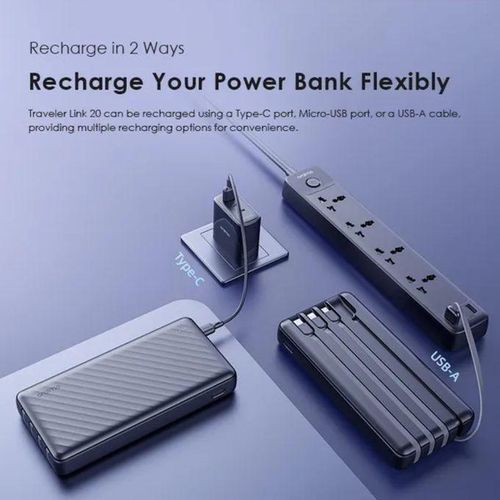 product_image_name-Oraimo-Power Bank Traveler Link 20 Charge Rapide 12w 20000mAh-3