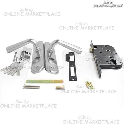 product_image_name-Generic-Ensemble Serrure de Porte à Mortaiser Complète - Design Moderne en Acier Inoxydable (Inox) - Haute Sécurité-2