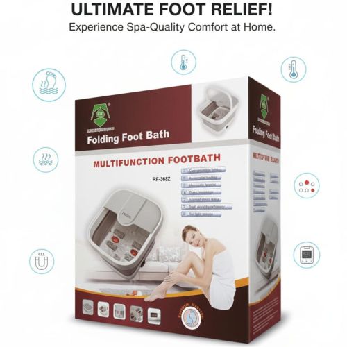 product_image_name-Generic-Spa de Pieds Électrique Pliable avec Chauffage et Massage Shiatsu (Acupression) - Maintien de Température, Rouleaux Intégrés - Rangement Compact & Sécurité-4