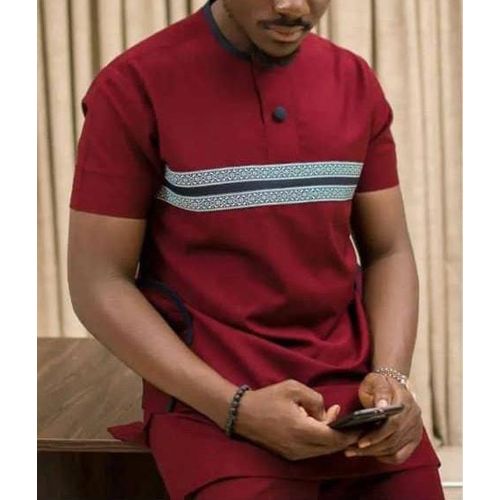 Fashion COMPLET TUNIQUE MANCHE COURTE POUR HOMME Prix pas cher Jumia CI