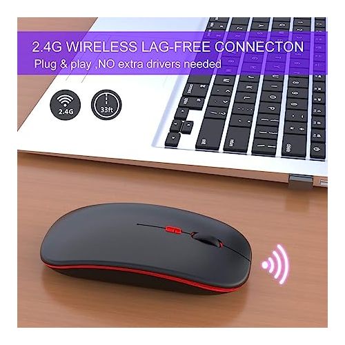 Generic Souris D'ordinateur, De Jeu Sans Fil De 10 M De Portée Pour  Ordinateur Portable - Prix pas cher