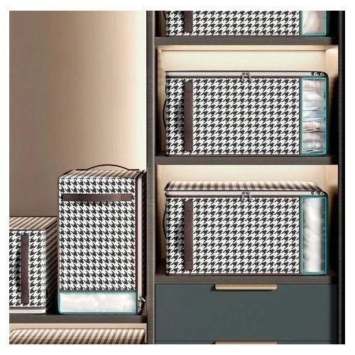 product_image_name-Generic-Lot De 2 Sacs De Rangement épais Non Tissés Pour Vêtements Ménagers, Sac D'emballage De Vêtements De Grande Capacité, Sac D'organisation De Bagages-3