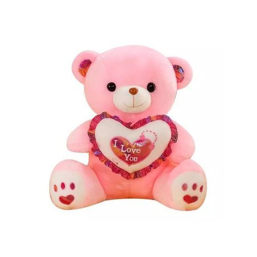 Nounours en peluche rose outlet
