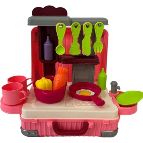 product_image_name-Kitchen-Coffret de Cuisine Enfant 3 en 1 – Valise / ROSE-3