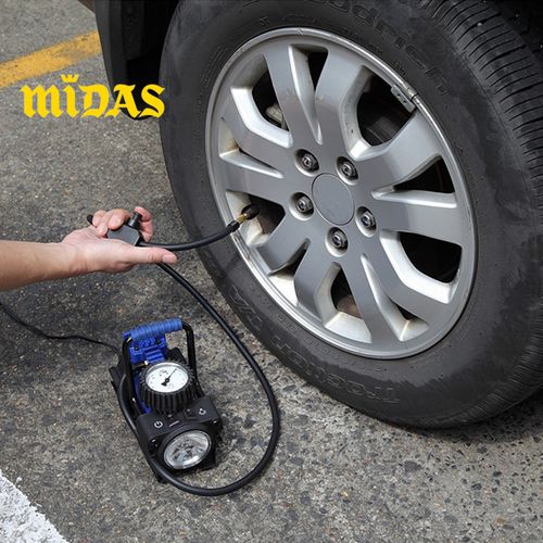 By Midas MINI COMPRESSEUR / COMPRESSEUR PORTATIF / GONFLEUR POUR ROUES DE  VOITURE, MOTO, VELO - Prix pas cher