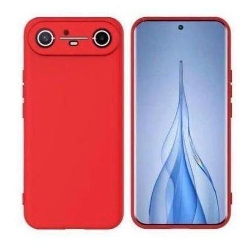 Tecno Coque silicone compatible avec spark slim - ROUGE