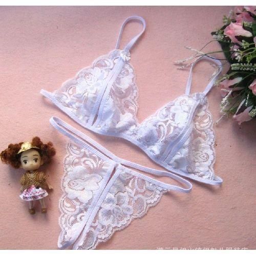 Generic String + Soutien-Gorge Sexy - BL01-Blanc