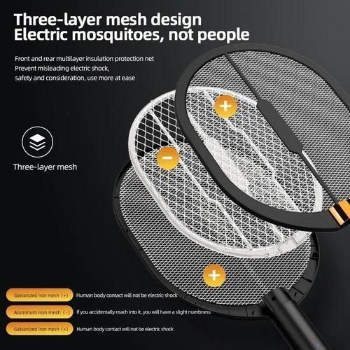 product_image_name-Generic-Raquette Anti-moustiques électrique 3 En 1, Photocatalyseur, Rechargeable De Par USB-5
