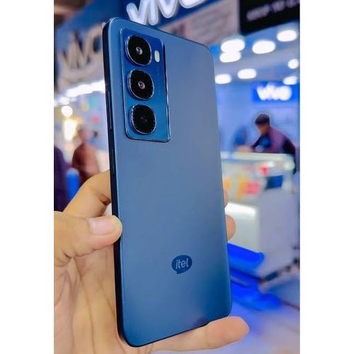 product_image_name-Itel-Smartphone City 100 – 128gb-4go, 4G, Grand Écran 6,6", Double SIM _5200mah-Noir -1