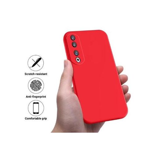 Generic Coque En Silicone Compatible Pour HONOR 90 - ROUGE