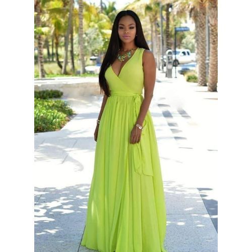 Robe verte deals pas cher
