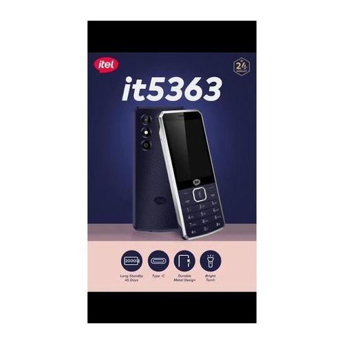Itel 5363 - 3.0" - 2SIM - 2000mAh - 45 Days - DEEP BLUE - image 2