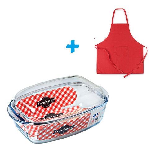 Pyrex Plat À Four Avec Couvercle – Verre – 2,1 Litres – Transparent - Prix  pas cher