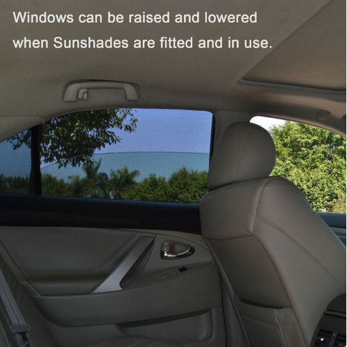 Cache-vitre latéral universel pour voiture, 2 pièces, pare-soleil pour  fenêtre de voiture, manchon en