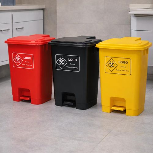 product_image_name-Generic-Poubelle Médicale à Pédale 40L – Bac de Gestion des Déchets Hygiéniques-2