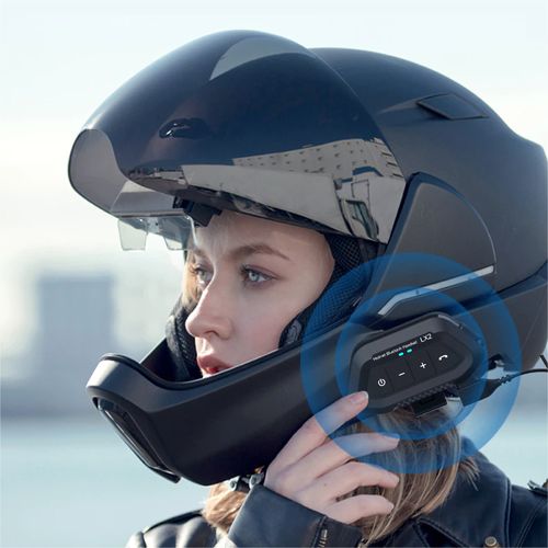 Generic LX2 Moto Bluetooth 5.0 Casque Casque IP67 Étanche Support Mains  Libres Appel Musique-Noir - Prix pas cher