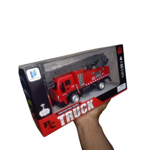 product_image_name-Generic-Camion de Pompiers RC avec Échelle – Firefighting Truck Jouet Enfant-1
