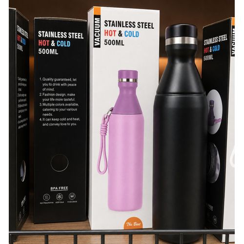 Generic Bouteille isotherme en acier inoxydable – 500 ml - image 2