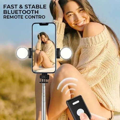 Generic Agréable Perche à Selfie, Avec Lumière, Avec Télécommande Pour Prendre Des Photos