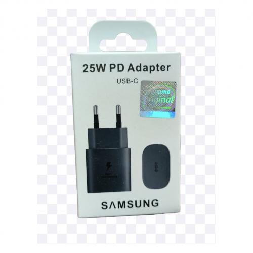 Samsung Chargeur ( Boitier + cordon sortie c ) Secteur Ultra Rapide 25W Noir