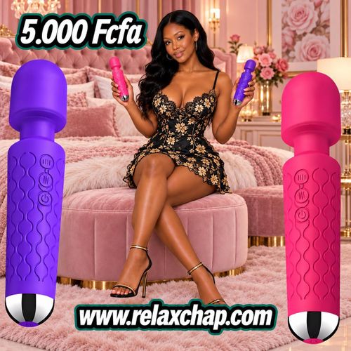 Generic Appareil de massage électrique rechargeable - Rose/Violet - image 3