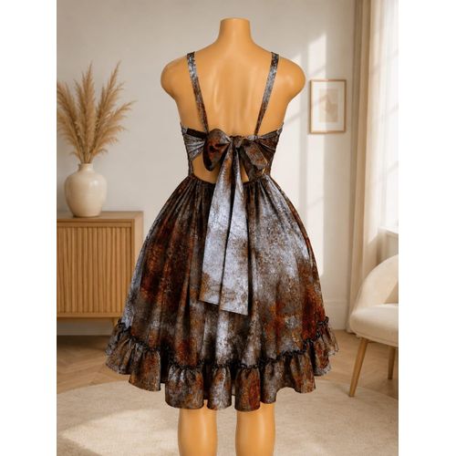 Mode Robe Patine Élégance – Dos Noué - image 2