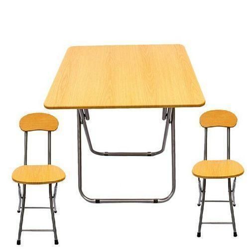 Generic Table Pliante + 2 Chaises-