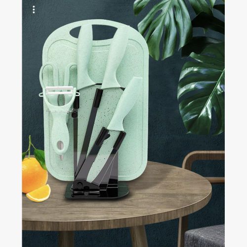 product_image_name-Generic-Ensemble Couteaux de Cuisine avec Planche & Support – Élégance & Précision-1