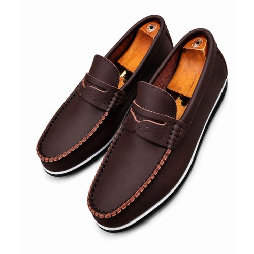 Gn Baladeuse Homme en cuir- MARRON