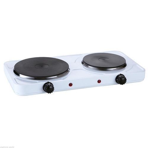 Generic Plaque De Cuisson - Double Plaque Chauffante Portable - Blanc - image 2