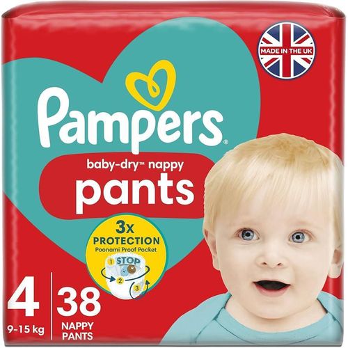 Pampers Baby-dry T4 -  38 Couches