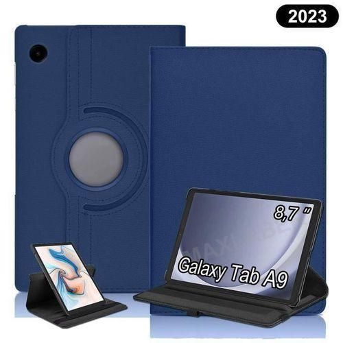 Generic Étui à Rabat Samsung Galaxy Tab A9 8,7" Avec Deux Antichocs - Bleu