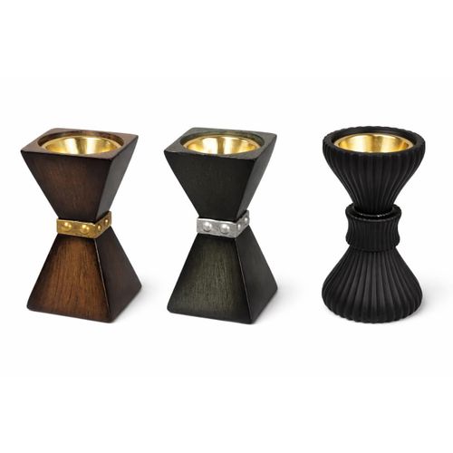 product_image_name-Generic-Bougeoir Décoratif Moderne en Bois & Métal Doré-3