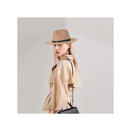 product_image_name-Generic-Bamboopack Chapeau Fedora Rétro élégant à Large Bord Avec Boucle De Ceinture-4