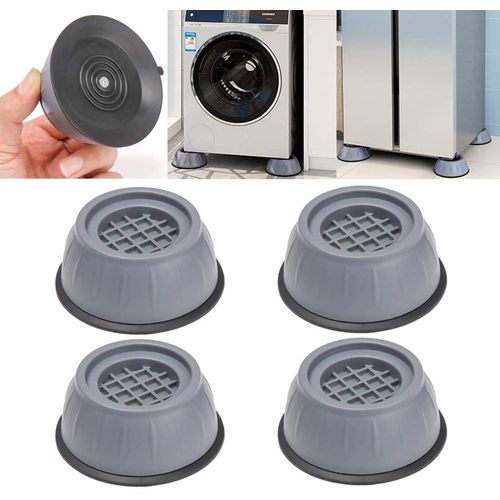 Patins Anti Vibration,4 Pièces Coussinets de pieds de machine à laver  Antidérapant Machine À Laver