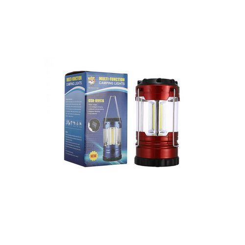 Generic Portable Lanterne De Camping Avec Variateur D'intensité -Rouge