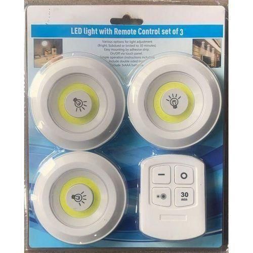 Led Ensemble de 3 lampes avec télécommande - image 2