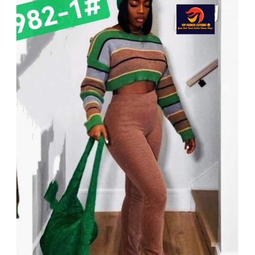 Fashion Chic ensemble pantalon et haut saute Prix pas cher Jumia CI
