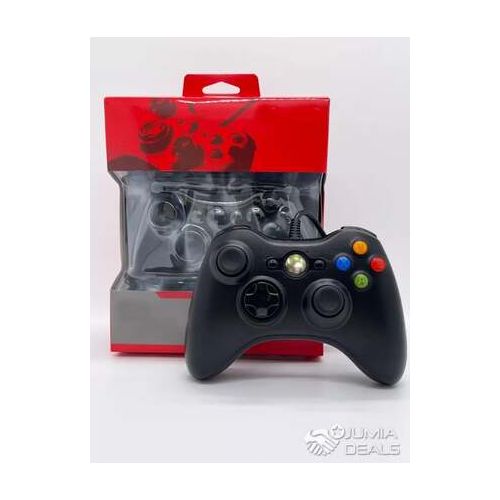 XBOX Manette Filaire Xbox 360 Avec Double Vibration Pour PC/ Xbox 360 / PS3  - Prix pas cher