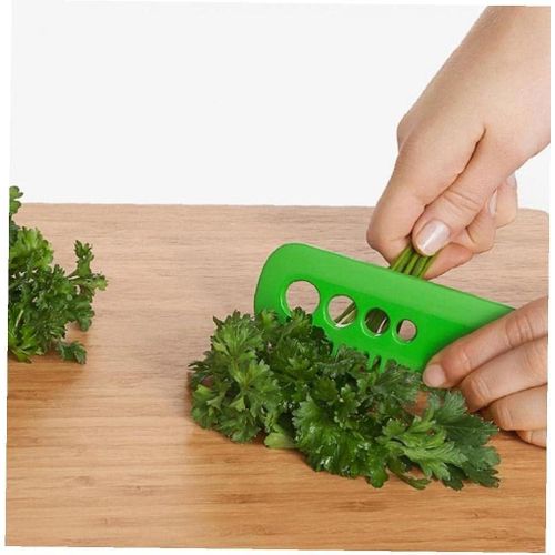 product_image_name-Generic-Gadget de cuisine Multifonction - Décapant de feuilles Et Legume Réutilisable - Antidérapant - polyvalent en plastique-4