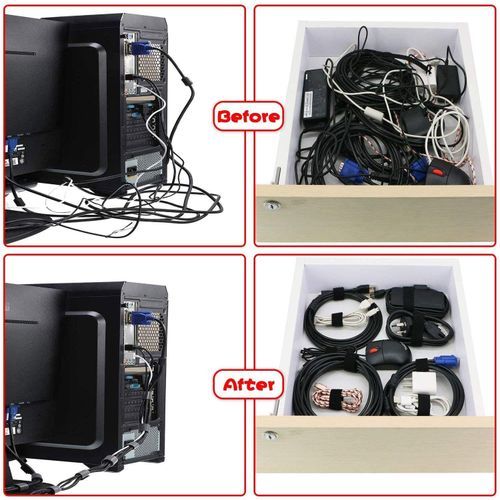 product_image_name-Gm-Organisateur De Câbles, Enrouleur De Câbles 5m X2 Noir-4