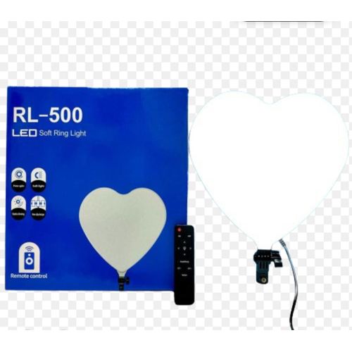 Generic RING LIGHT EN FORME DE COEUR AVEC UNE TÉLÉCOMMANDE POUR AJUSTER L'ÉCLAIRAGE IDÉAL PIUR LA CRÉATION DE CONTENU - image 3