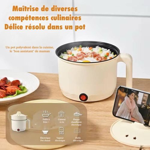 Generic mini marmite électrique multifonction - Préparez vos repas facilement, même dans un espace réduit - image 6
