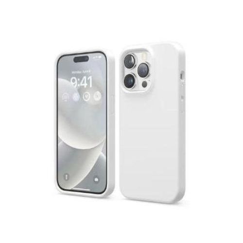 Generic Coque En Silicone compatible Pour Iphone 14 Pro - BLANC
