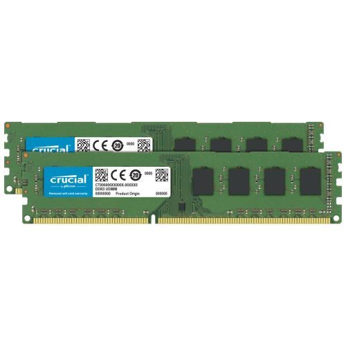 Barrette Mémoire CRUCIAL 16Go DDR4 3200 Pour PC Bureau