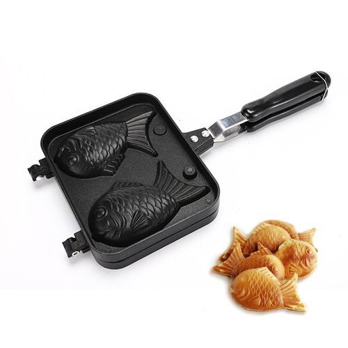 product_image_name-Generic-Moule à Taiyaki Japonais - Gaufres en forme de Poisson - Double Empreinte-3