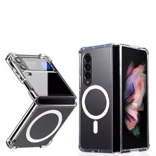 product_image_name-Generic-Coque Magnétique MagSafe Compatible Samsung Galaxy Z Flip 5 5G Avec 1 Antichoc-1